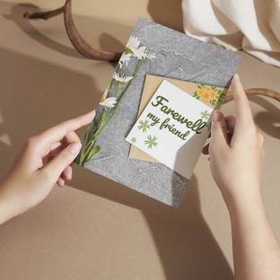 AanyaCentric Farewell Gift For Friend Boss Colleague 5.8x8.3inches Printed Greeting Card