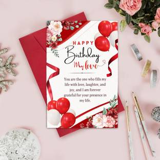 PICKKART Happy Birthday To you My Love Greeting Card Greeting Card