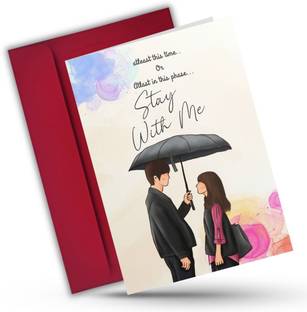 AanyaCentric 5.8x8.3inches A5 Size Love Card Greeting Card