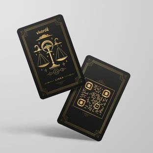 vkardz Zodiac Series - Libra NFC Card & Smart Contactless Digital Business Card