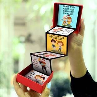 Exciting Lives Love Message Box - Valentine's Day Gift for Valentine's Day, Love Gift, Greeting Card