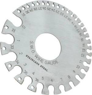 ADAWAT 1 Pcs Round Wire Gauge Standard Micro Meter Plate for Measuring Marking Gauge