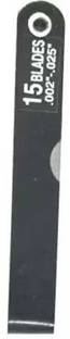 ARQEST 15 Blades Feeler Gauge Metric & Inch Gap Filler .002'' .025'' for Measurment Marking Gauge