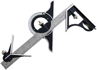 FLAMINGO ENTERPRISE Stainless Steel Multi-function Combination Ruler / Square Set Combination Square