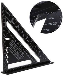 FLAMINGO ENTERPRISE Aluminum Alloy Double Side 90 Degree Right Angle Triangle Tri-Square