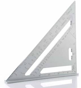 Spylock Aluminium Alloy Triangle Ruler Measurement Hand Tools Square Layout Tool Tri-Square