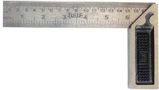 High Q TRI-SQUARE 6INCH | RIGHT ANGLE RULER 6INCH FOR CARPENTRY MEASUREMENT TOOL Tri-Square