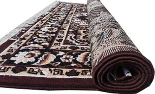 RUGS EXPERTS Brown Silk Carpet