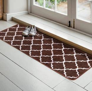 VIKCLIQUE Brown Polyester Runner