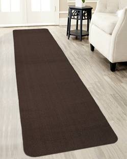 Saral Home Brown Polypropylene Runner