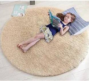 shopgallery Orange Polyester Carpet