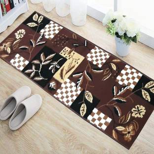 SM Handloom CARPET Brown Silk Runner