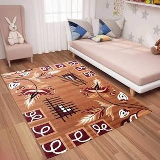 AyanCarpets Multicolor Acrylic Carpet