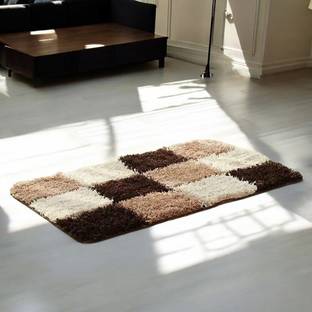 UNFOLD HAPPINESS 16 cm  X 24 cm Cotton Carpet