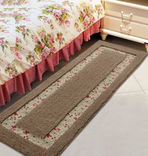 Saral Home Beige Cotton Runner