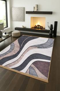 Flipkart SmartBuy Grey Polyester Carpet