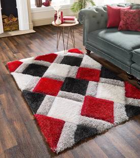 RM Handloom 4 ft  X 2 ft Polyester Carpet