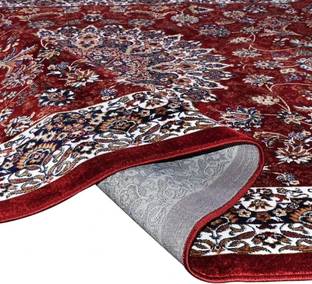 Ra handloom carpet Red Silk Carpet