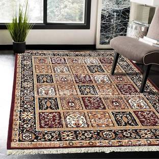 BhCarpet Blue, Black Acrylic Carpet