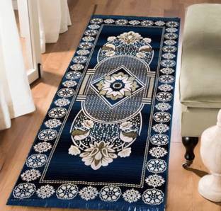 THE FRESH LIVERY Blue, Black Cotton Runner