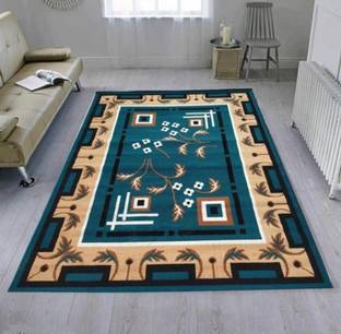 Safi Blue, Multicolor Acrylic Carpet