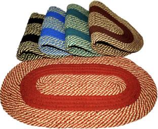 THE FRESH LIVERY Multicolor Jute Carpet