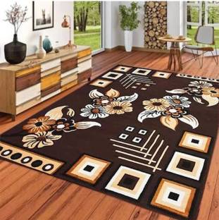 BhCarpet 5 ft  X 7 ft Acrylic Carpet