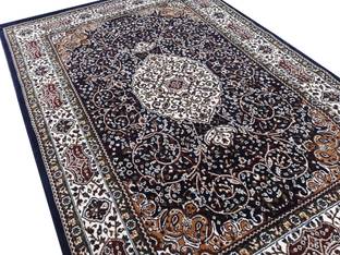 Shag Weaving Light Blue Silk Carpet