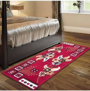 AfCarpets Red Polypropylene Carpet
