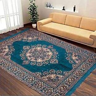 Sasta Sunder Tikau 4 ft  X 5 ft Cotton Carpet