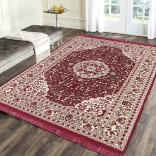 Flipkart SmartBuy Red Cotton Carpet