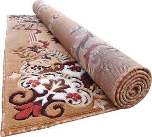 R CARPETS Gold Silk Carpet