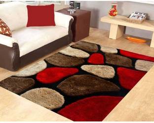 shopgallery Multicolor Polyester Carpet