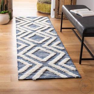 SLAZIE Blue Cotton Runner