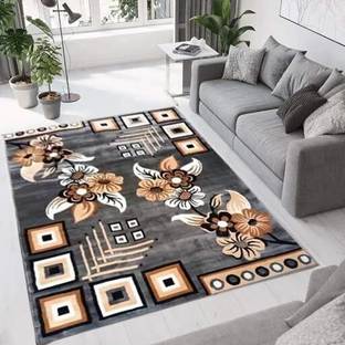 BhCarpet Grey, Black Acrylic Carpet