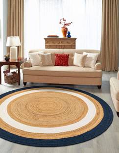 A S R 61 cm  X 61 cm Jute Area Rug