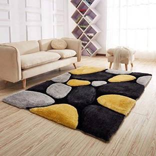 RM Handloom Multicolor Polyester Carpet