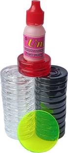 Kumud 24 Carrom Goti 1 Striker ,Carrom Coins,Carrom Board Goti , Carrom pawan Carrom Pawns