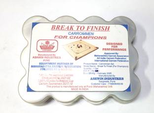 ASHWIN BREAK TO FINISH FOR CHAMPIONS- Official Competition Carrom Pawns