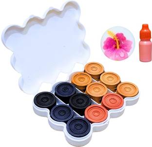 PROVERVE Sport Carrom Board Coins with box, 8mm Wooden Look with Premium Matt-Finish Carrom Pawns
