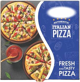 KHAANA PACKAGING Pizza Box Craft Paper Pizza Box Kraft Paper 3ply corrugated brown pizza box size 6.5X6.5X1.5'' Pizza Packaging Box