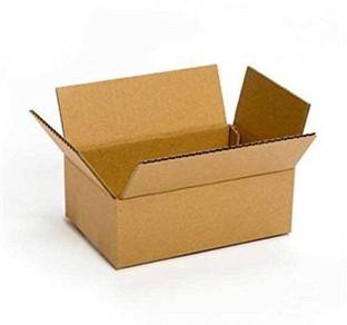 MALANI STORES Corrugated Craft Paper 3Ply corrugated Packaging, Moving, Shipping, Packing, box size :-9x7x3.5inch Packaging Box