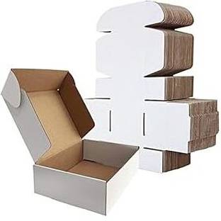 MM WILL CARE Self-Locking Box Cardboard, Craft Paper, Paper 3 Ply Self Locking/Auto Lock Corrugated Packaging Boxes Size: 2.5x2x1.5 Inch Packaging Box