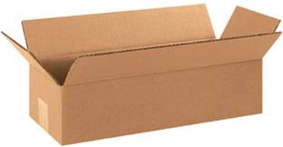 POWERLON Corrugated Cardboard Box For Packing, Shifting and other Purpose, Box Size : 12 x 4 x 3 Inch Packaging Box