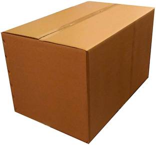 MALANI STORES Corrugated Craft Paper 5Ply corrugated box size :-18X12X12 INCH Packaging Box