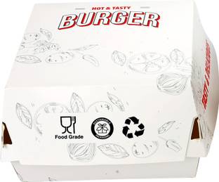 Pack2Eat Burger Box Paper Packaging Box