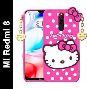 BOZTI Back Cover for Mi Redmi 8, Cute Hello Kitty Case