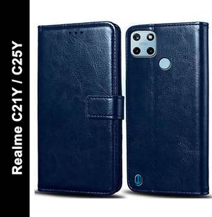 Wynhard Flip Cover for Realme C21Y, Realme C25Y, Realme C25_Y