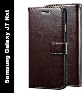 Krofty Flip Cover for Samsung Galaxy J7, Samsung Galaxy J7 Nxt