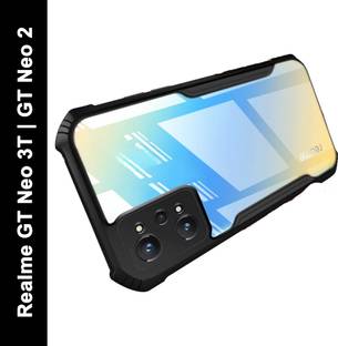 MOBILOVE Back Cover for Realme GT Neo 3T | GT Neo 2 | Four Corner Hybrid Soft PC Anti Clear Gel TPU Bumper Case